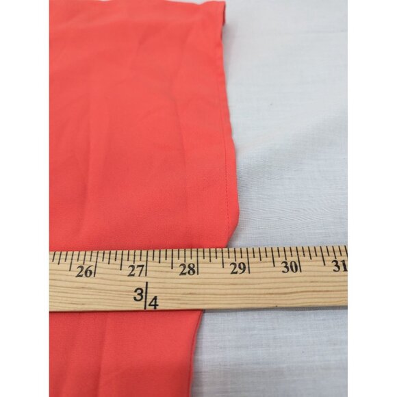 Cato Woman Orange Sleeveless Polyester Blouse Asymmetrical Hem Line Size 22/24W - Picture 6 of 11